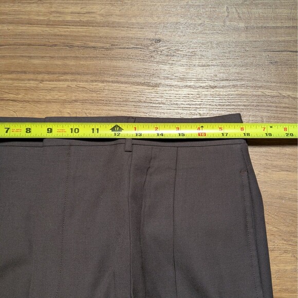 VTG Polo Ralph Lauren Virgin Wool Pants Mens 36x30 Made in Italy Pleated Cuffed - Picture 8 of 12